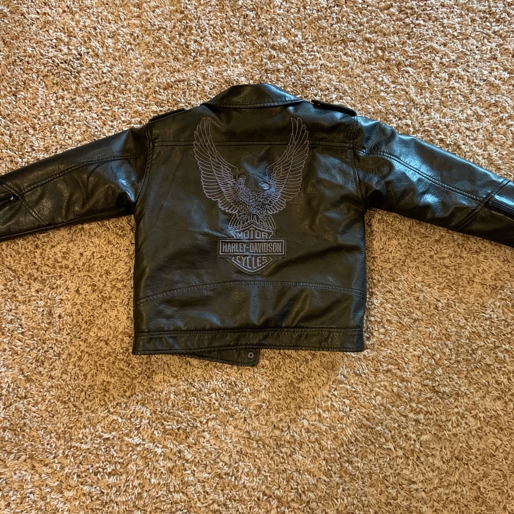 Kids Harley Davidson Leather Jacket